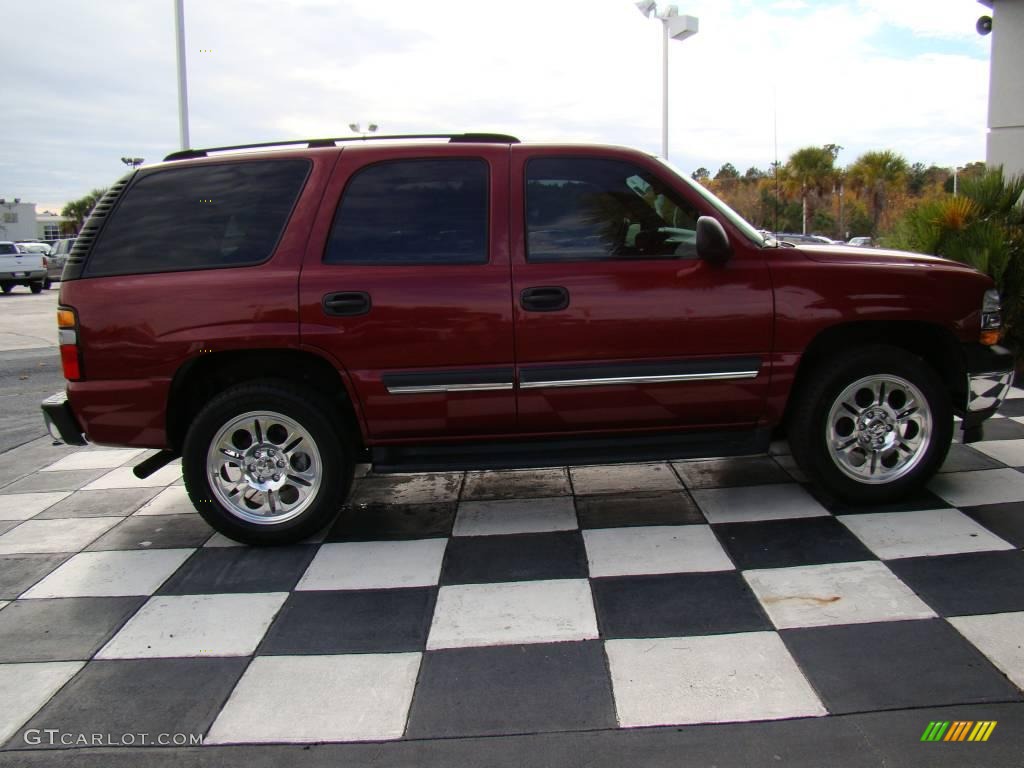 2005 Tahoe LS - Sport Red Metallic / Tan/Neutral photo #6