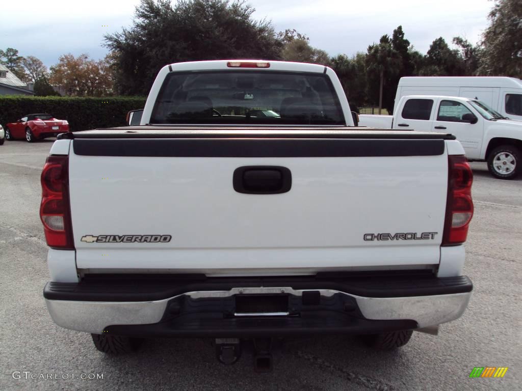 2003 Silverado 2500HD LS Extended Cab 4x4 - Summit White / Medium Gray photo #7