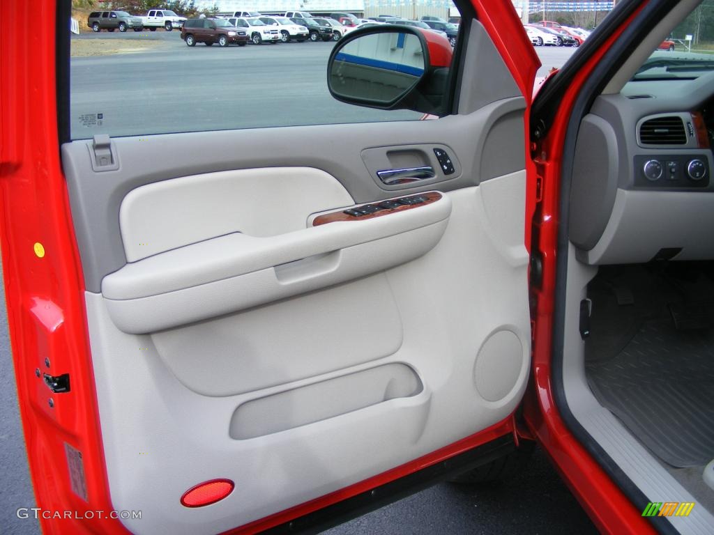 2008 Silverado 1500 LTZ Crew Cab 4x4 - Victory Red / Light Titanium/Dark Titanium photo #14