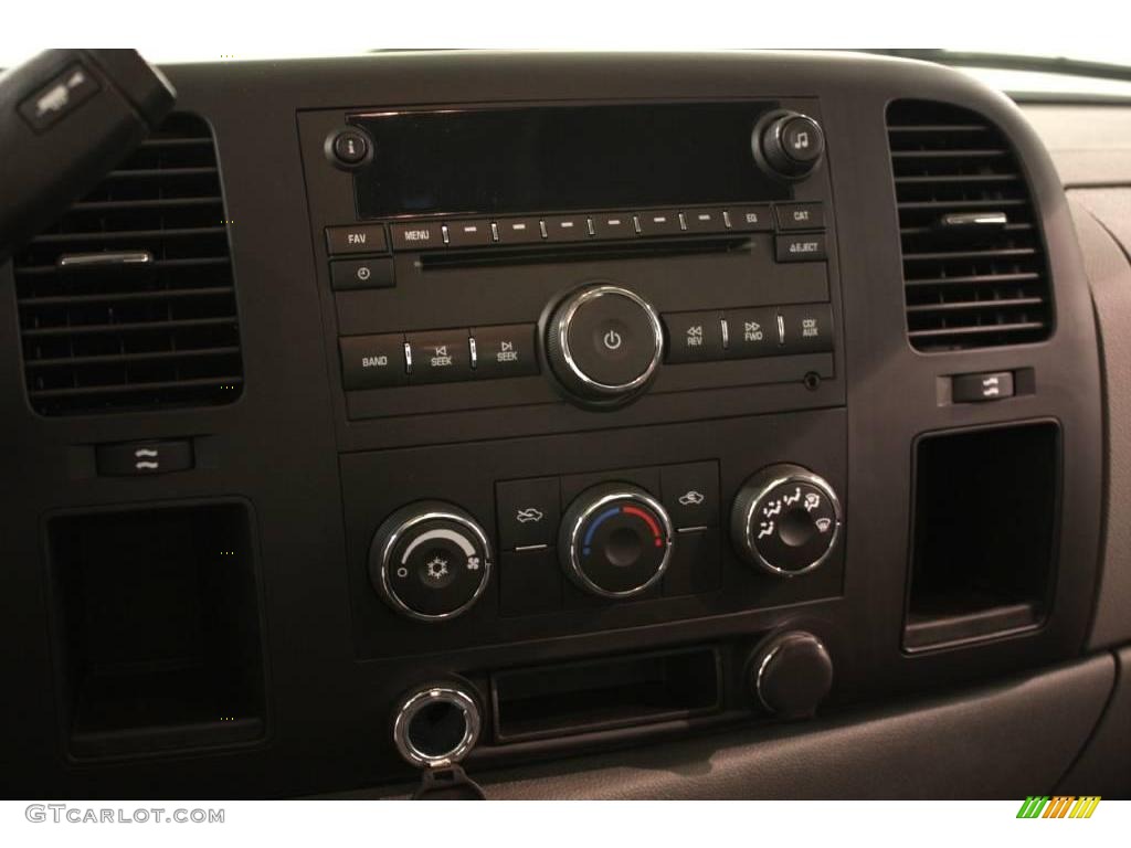 2008 Silverado 1500 Work Truck Extended Cab - Silver Birch Metallic / Dark Titanium photo #9