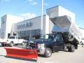 Dark Blue Metallic 2008 Chevrolet Silverado 3500HD Regular Cab 4x4 Chassis Dump Truck