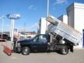 2008 Dark Blue Metallic Chevrolet Silverado 3500HD Regular Cab 4x4 Chassis Dump Truck  photo #2