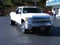 2010 Summit White Chevrolet Silverado 3500HD LTZ Crew Cab 4x4 Dually  photo #12