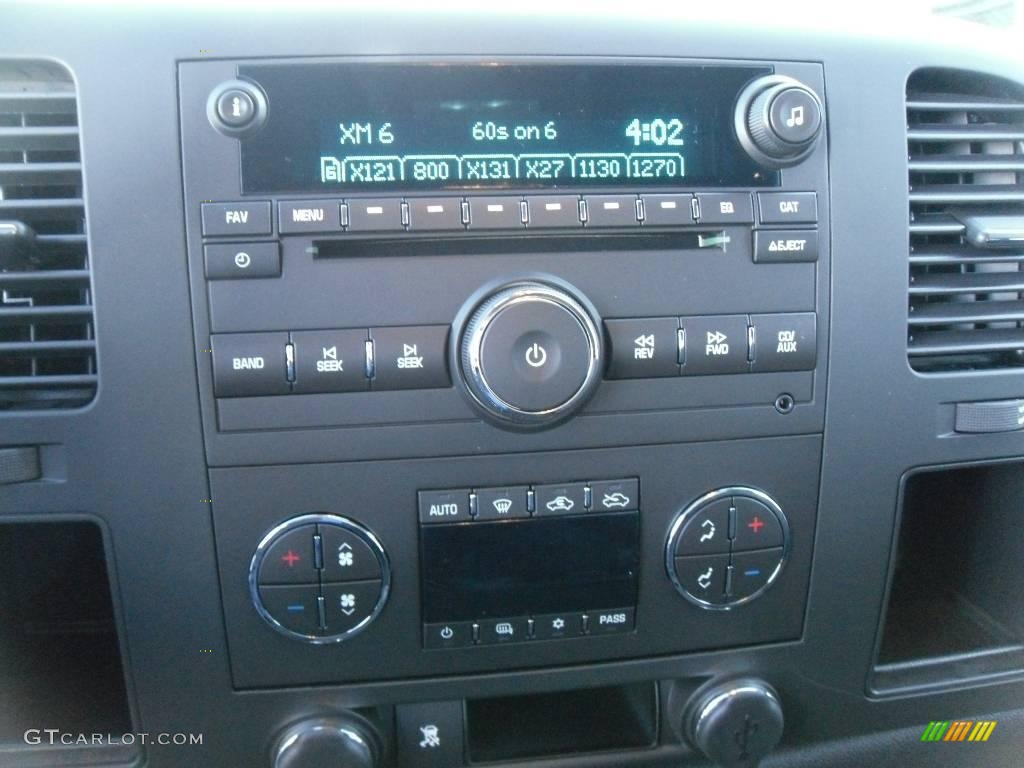 2010 Silverado 1500 LT Extended Cab - Blue Granite Metallic / Ebony photo #20