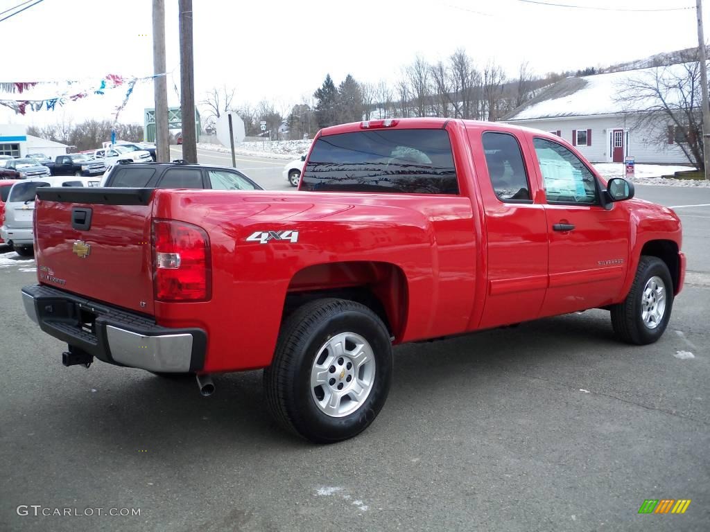 2009 Silverado 1500 LT Extended Cab 4x4 - Victory Red / Ebony photo #5