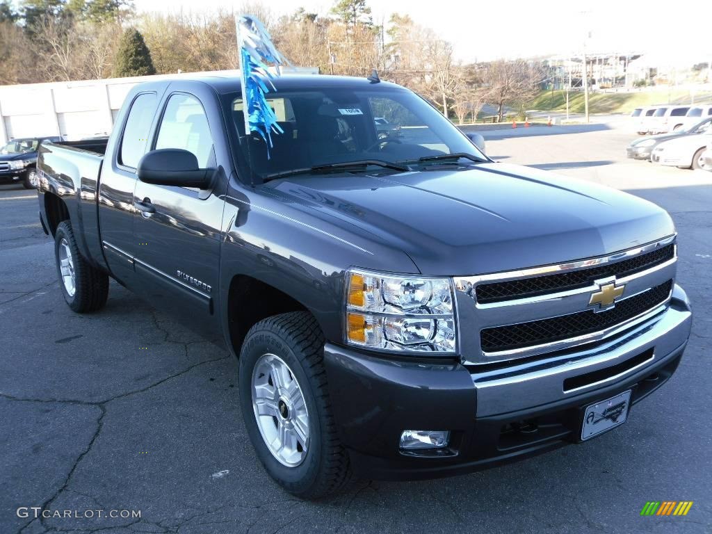 2010 Silverado 1500 LT Extended Cab - Taupe Gray Metallic / Ebony photo #5