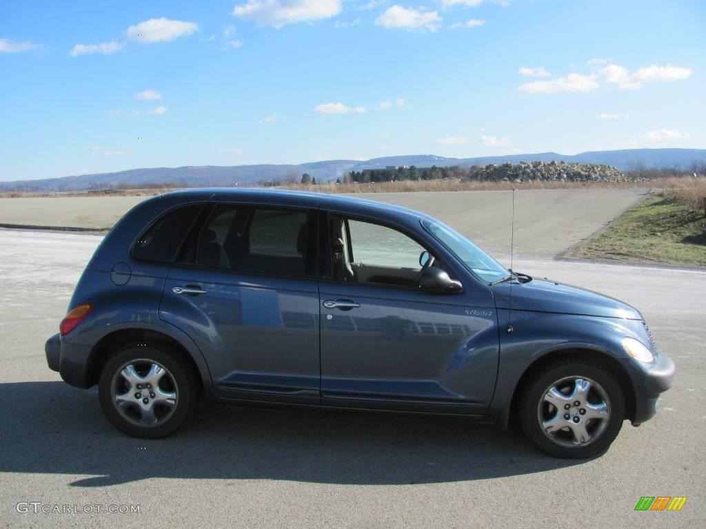 2002 PT Cruiser Touring - Steel Blue Pearlcoat / Taupe photo #4