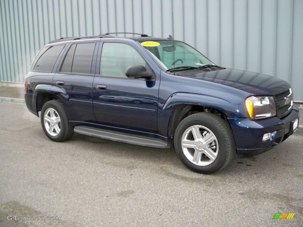 2008 TrailBlazer LS 4x4 - Imperial Blue Metallic / Light Gray photo #1