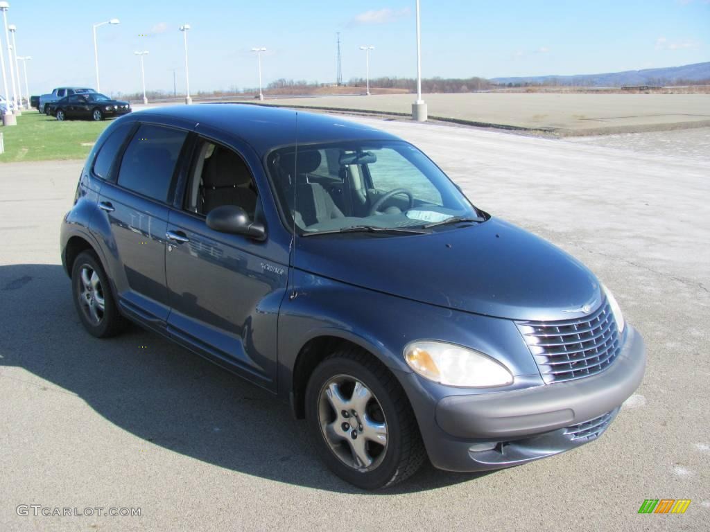 2002 PT Cruiser Touring - Steel Blue Pearlcoat / Taupe photo #5
