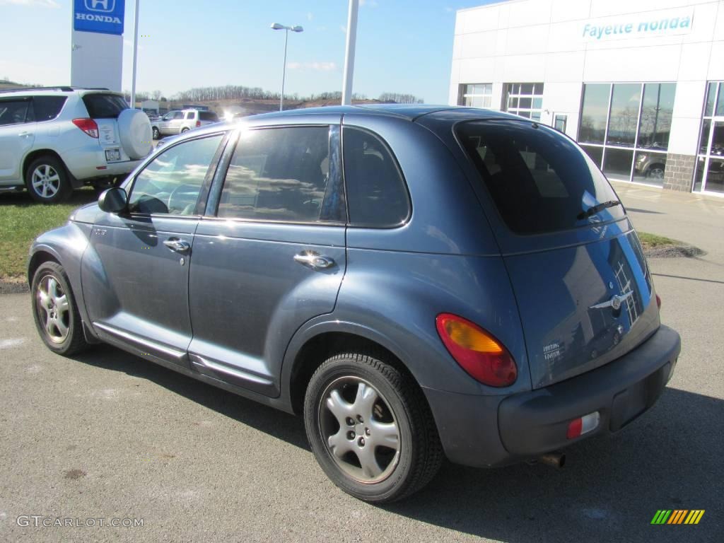 2002 PT Cruiser Touring - Steel Blue Pearlcoat / Taupe photo #10