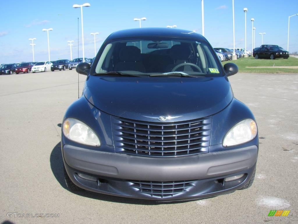 2002 PT Cruiser Touring - Steel Blue Pearlcoat / Taupe photo #12