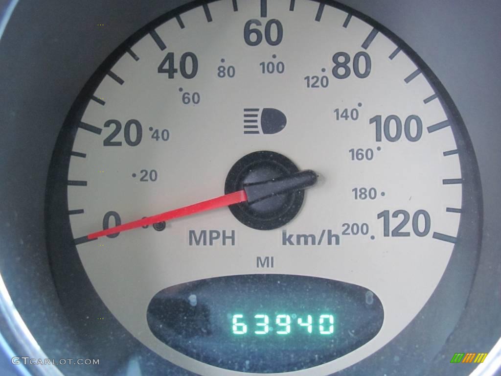 2002 PT Cruiser Touring - Steel Blue Pearlcoat / Taupe photo #20