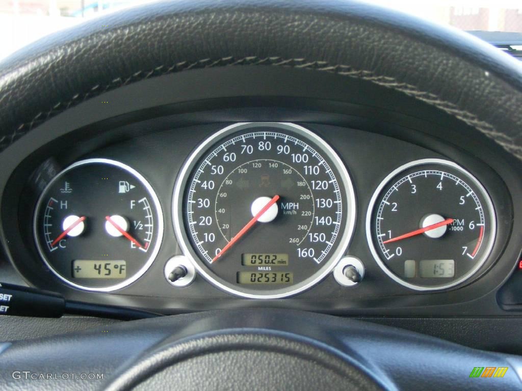 2007 Chrysler Crossfire Limited Coupe Gauges Photo #23205344