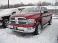 2010 Inferno Red Crystal Pearl Dodge Ram 1500 Big Horn Quad Cab 4x4  photo #1