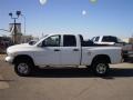 2004 Bright White Dodge Ram 2500 SLT Quad Cab 4x4  photo #1