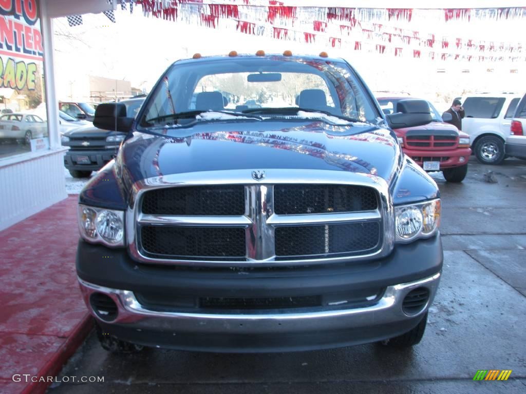 2005 Ram 3500 ST Quad Cab 4x4 - Atlantic Blue Pearl / Dark Slate Gray photo #4