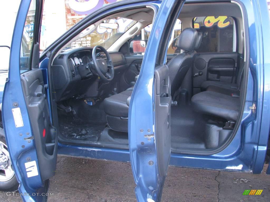 2005 Ram 3500 ST Quad Cab 4x4 - Atlantic Blue Pearl / Dark Slate Gray photo #9