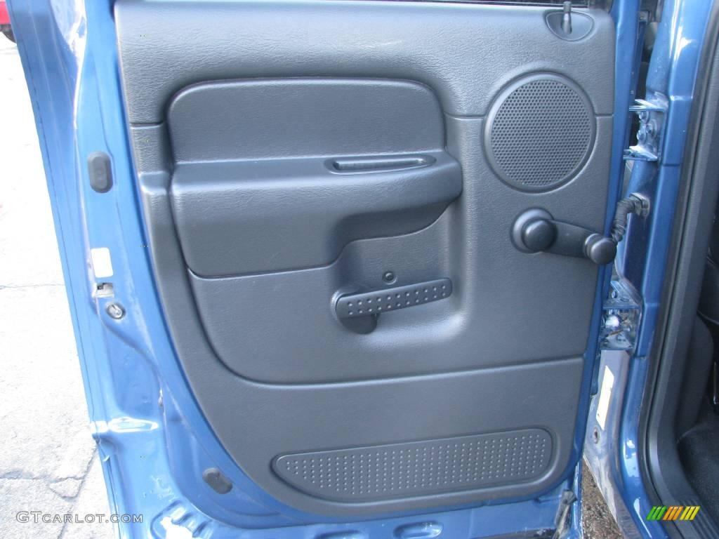 2005 Ram 3500 ST Quad Cab 4x4 - Atlantic Blue Pearl / Dark Slate Gray photo #10