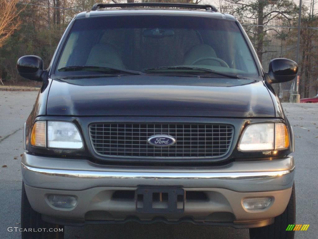 2000 Expedition Eddie Bauer - Black / Medium Parchment photo #7