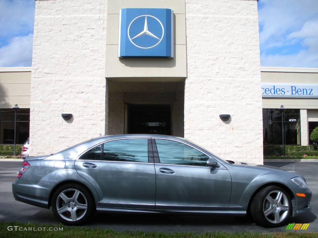 2008 S 550 Sedan - Andorite Gray Metallic / Black photo #5