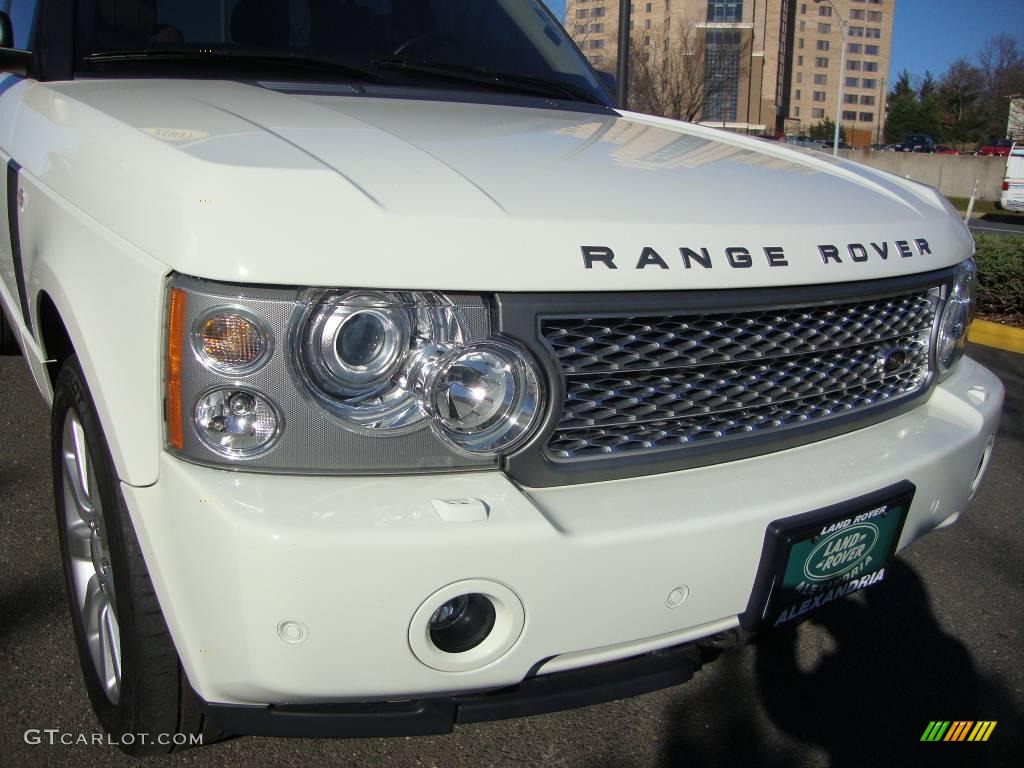 2007 Range Rover Supercharged - Chawton White / Sand/Jet photo #9