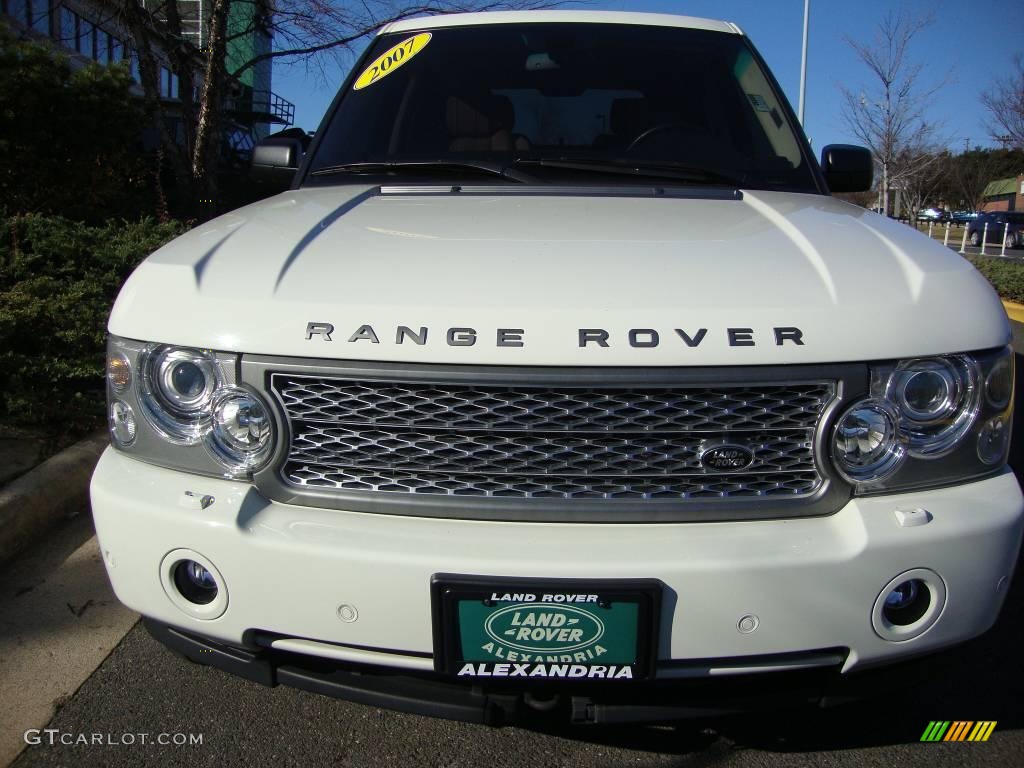 2007 Range Rover Supercharged - Chawton White / Sand/Jet photo #10