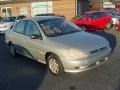 2001 Light Silver Kia Rio Sedan  photo #1