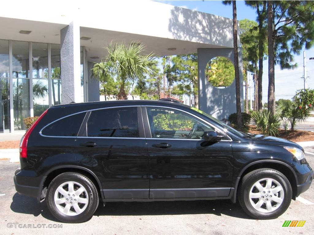 2008 CR-V EX-L - Nighthawk Black Pearl / Black photo #2