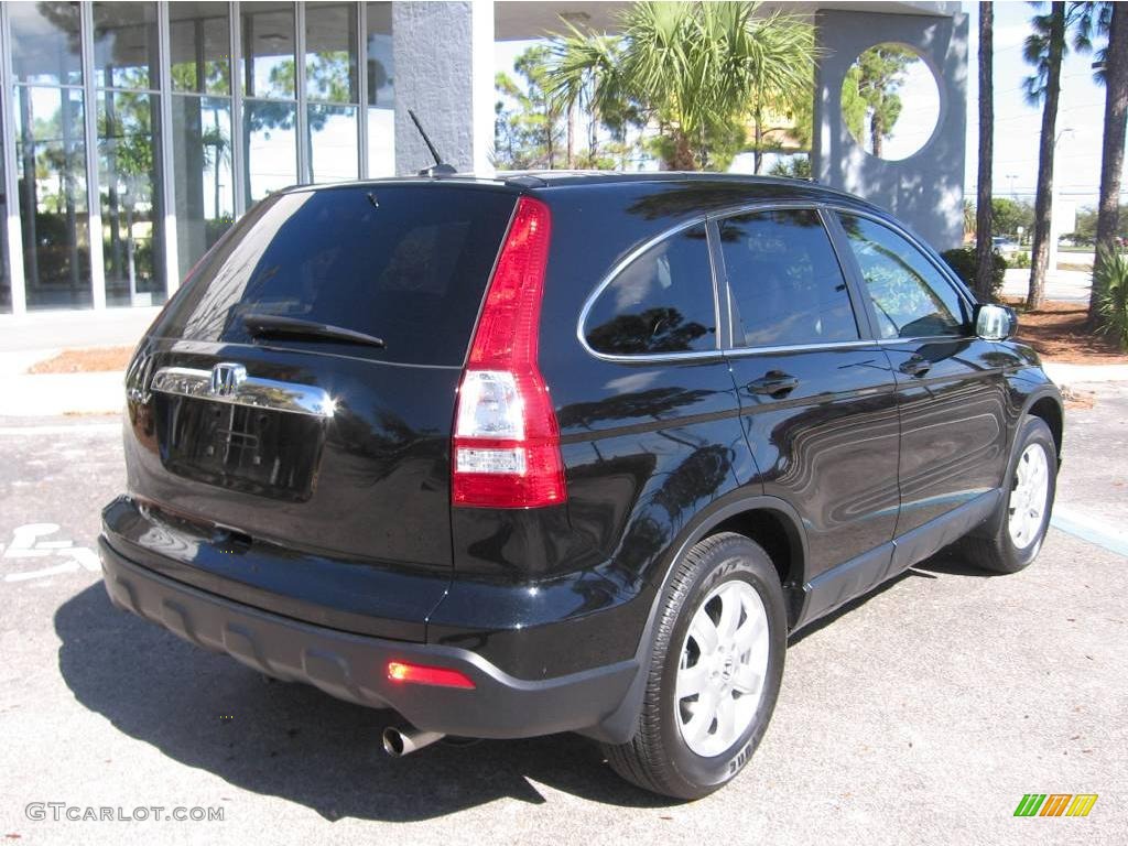 2008 CR-V EX-L - Nighthawk Black Pearl / Black photo #3