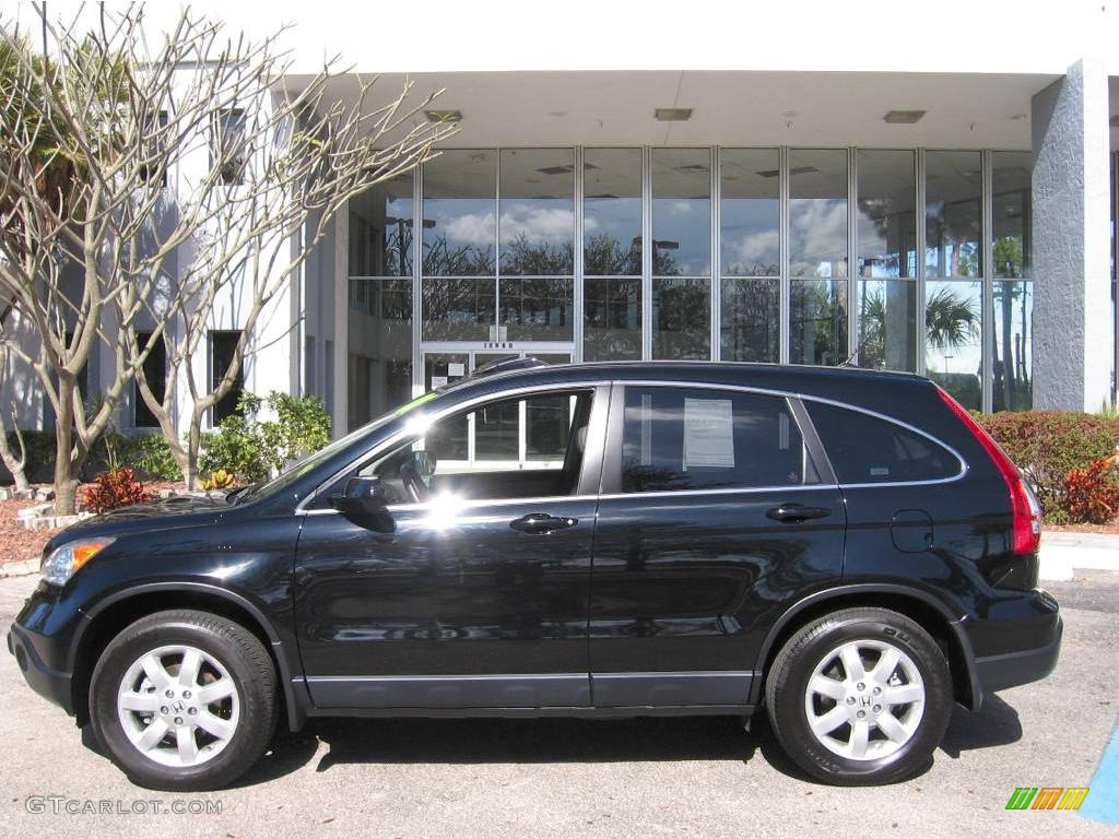 2008 CR-V EX-L - Nighthawk Black Pearl / Black photo #5