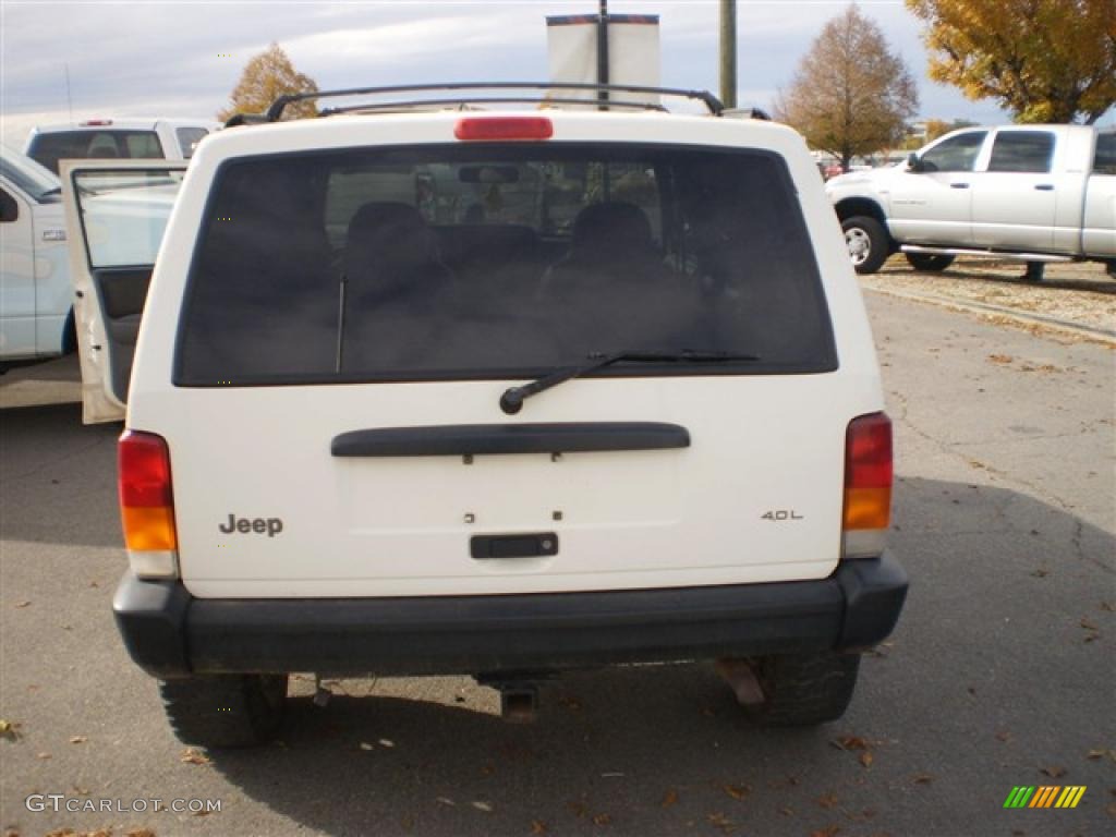 1997 Cherokee 4x4 - Stone White / Grey photo #4