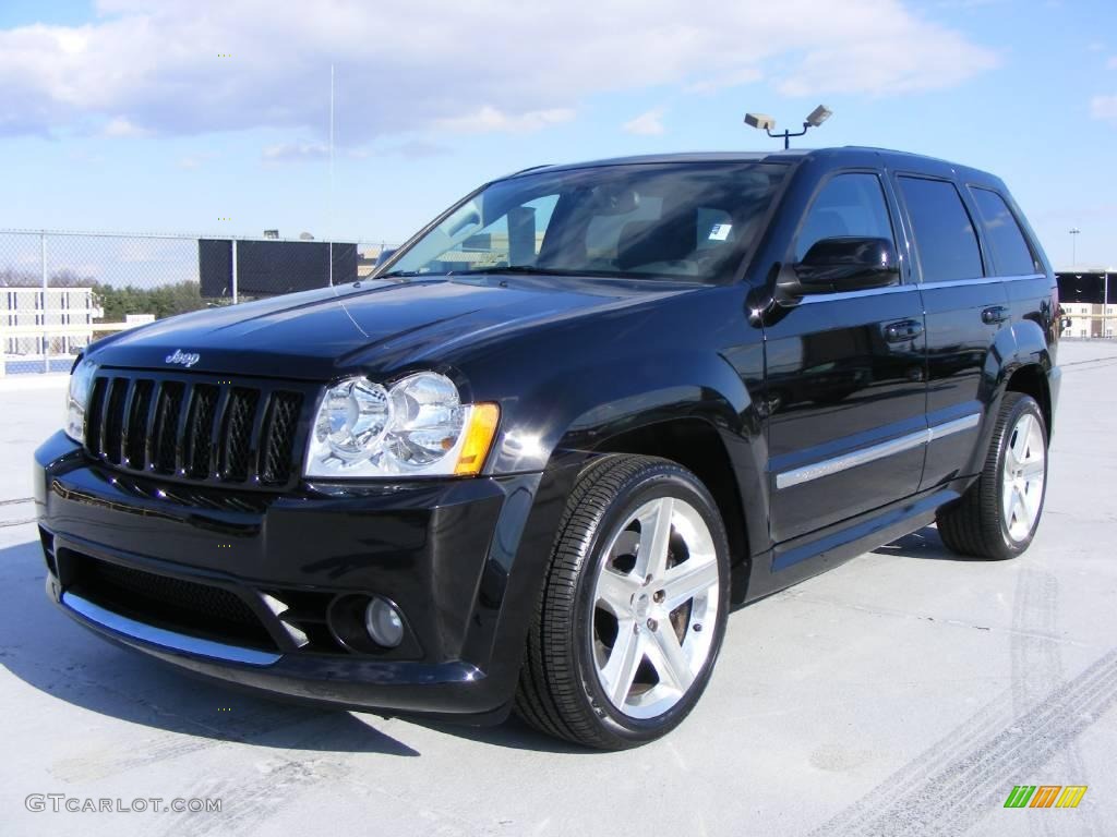 2007 Grand Cherokee SRT8 4x4 - Black / Medium Slate Gray photo #1