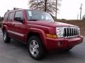2010 Inferno Red Crystal Pearl Jeep Commander Sport  photo #4
