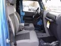 2010 Surf Blue Pearl Jeep Wrangler Unlimited Sport 4x4  photo #11