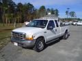 1999 Oxford White Ford F250 Super Duty Lariat Extended Cab  photo #1