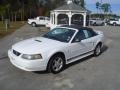 2002 Oxford White Ford Mustang V6 Convertible  photo #1