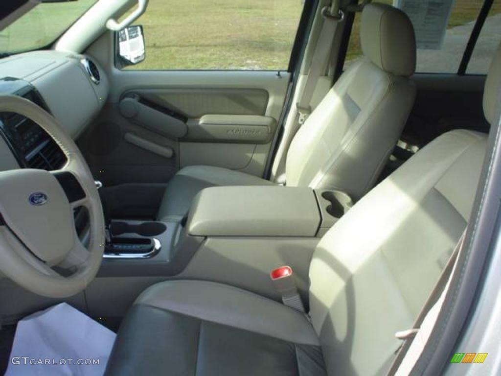 2006 Explorer XLT - Silver Birch Metallic / Camel photo #22
