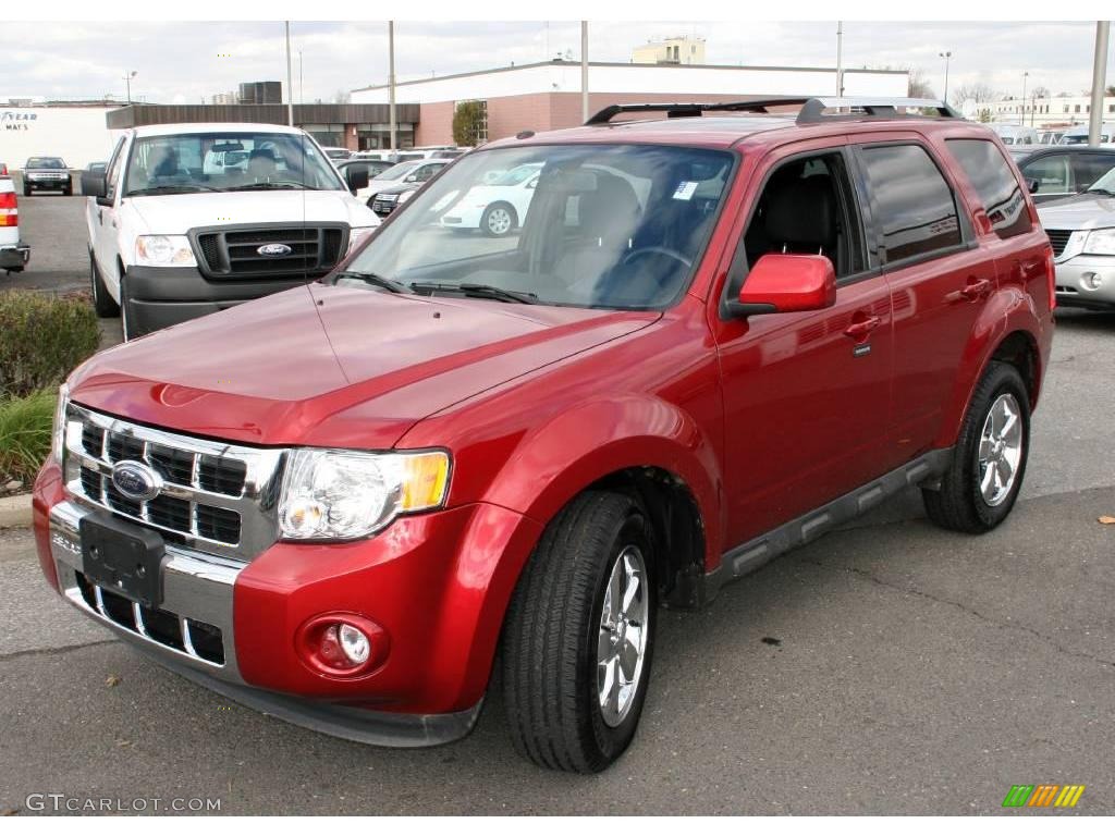 2009 Escape Limited V6 4WD - Sangria Red Metallic / Charcoal photo #1
