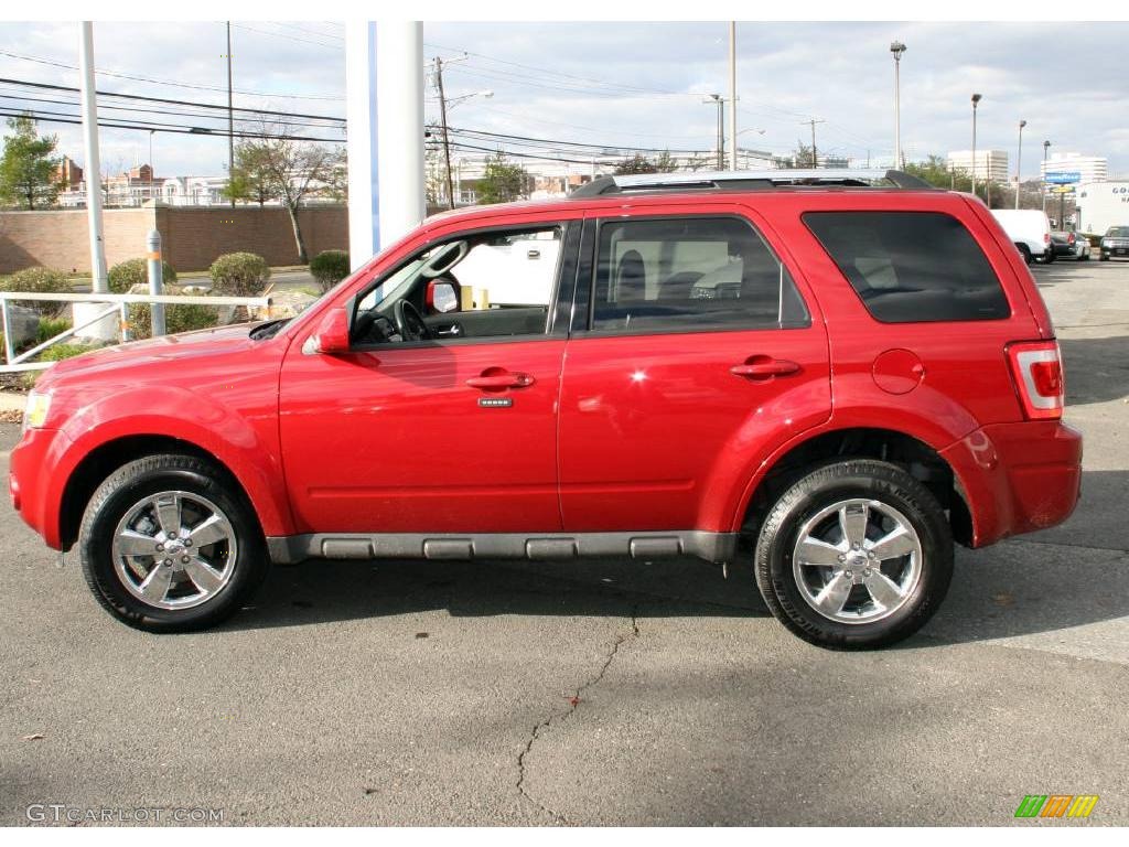 2009 Escape Limited V6 4WD - Sangria Red Metallic / Charcoal photo #9