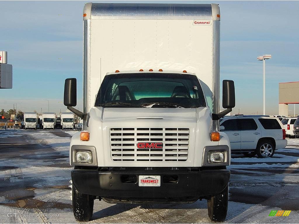 2006 C Series TopKick C6500 Regular Cab Chassis Moving Truck - White / Pewter Gray photo #2