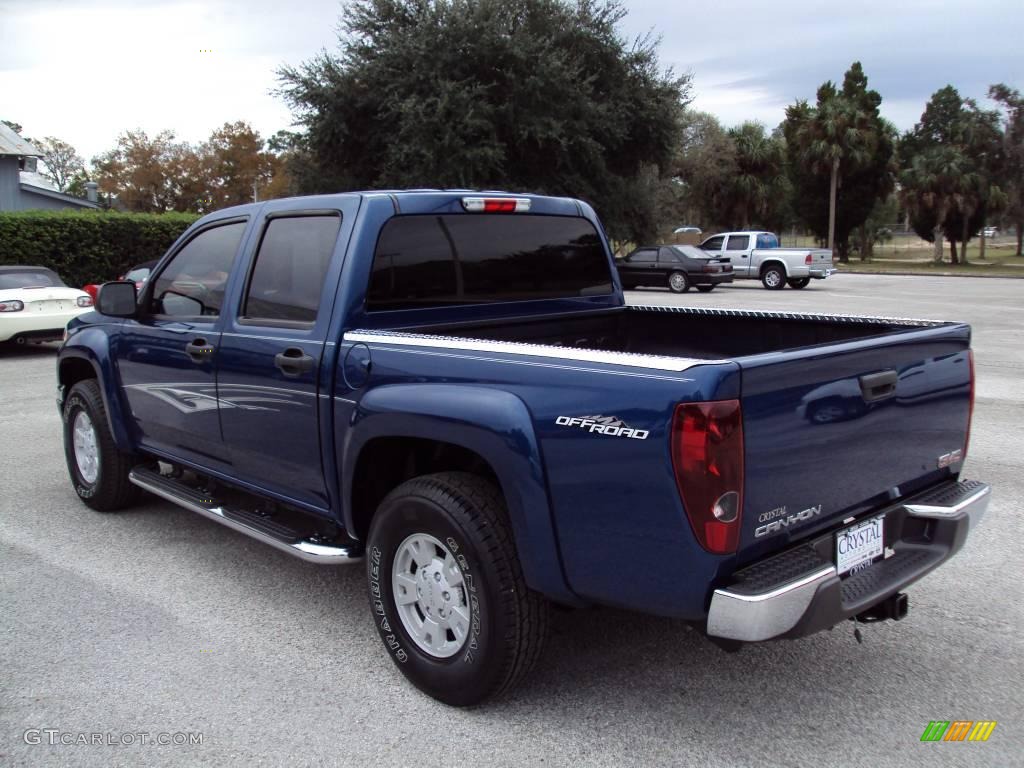 2006 Canyon SLE Crew Cab - Superior Blue Metallic / Dark Pewter photo #3