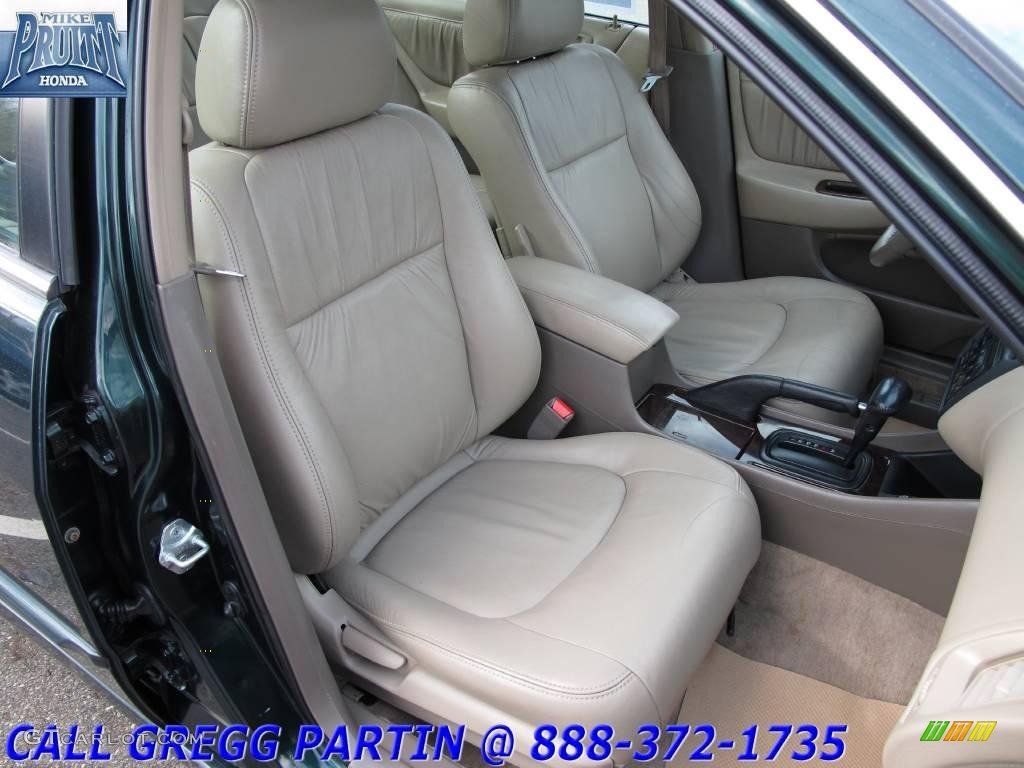1999 Accord EX V6 Sedan - Dark Emerald Pearl / Ivory photo #14