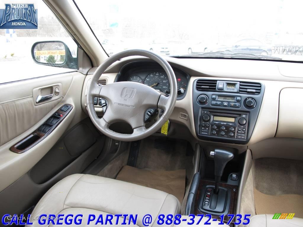 1999 Accord EX V6 Sedan - Dark Emerald Pearl / Ivory photo #15
