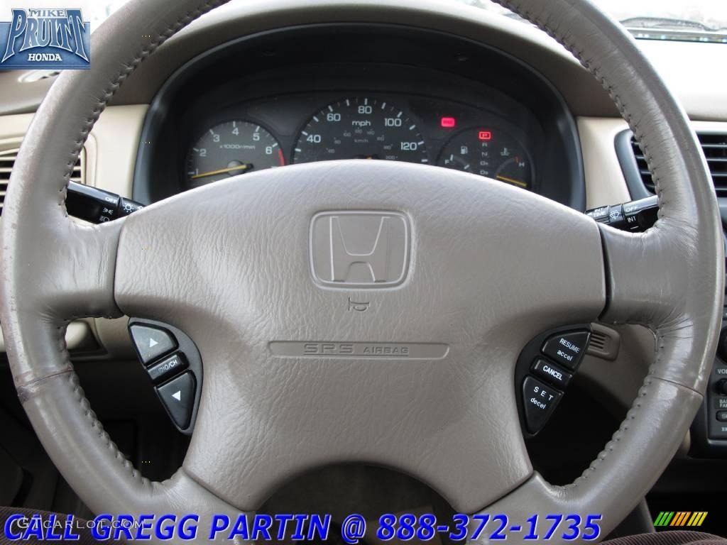 1999 Accord EX V6 Sedan - Dark Emerald Pearl / Ivory photo #19