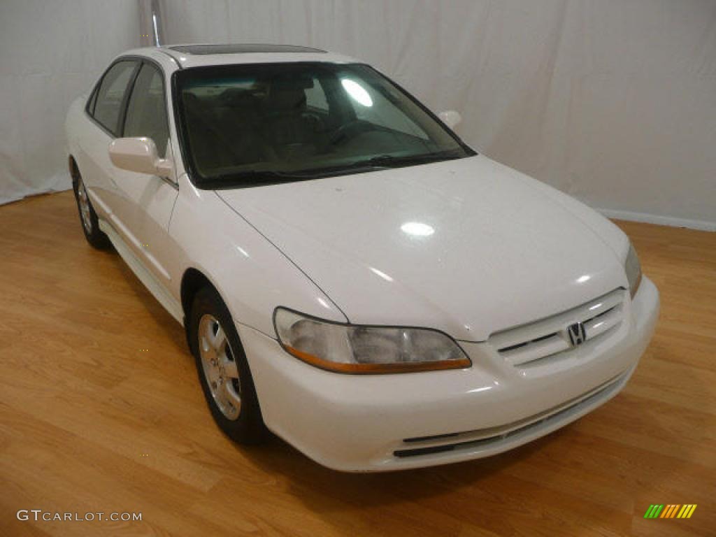 2001 Accord EX Sedan - Taffeta White / Ivory photo #3