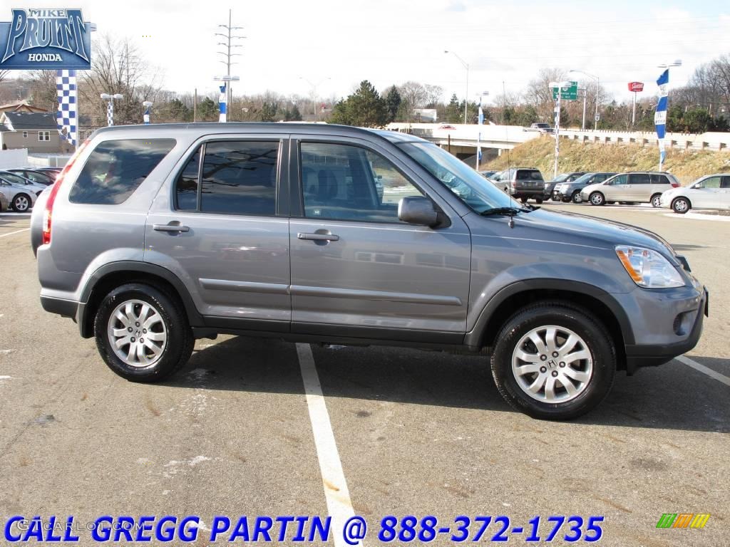 2005 CR-V Special Edition 4WD - Pewter Pearl / Black photo #6