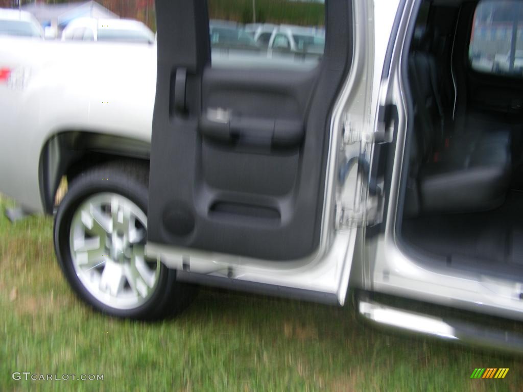 2007 Sierra 1500 SLE Extended Cab 4x4 - Silver Birch Metallic / Ebony Black photo #29