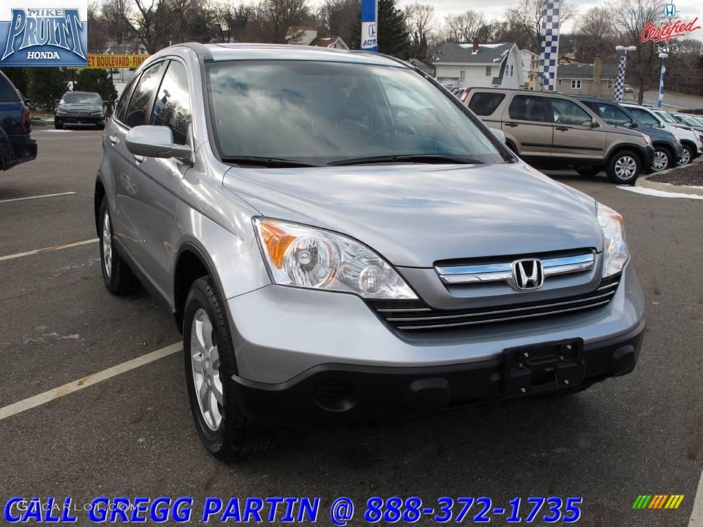 2008 CR-V EX-L 4WD - Whistler Silver Metallic / Gray photo #5