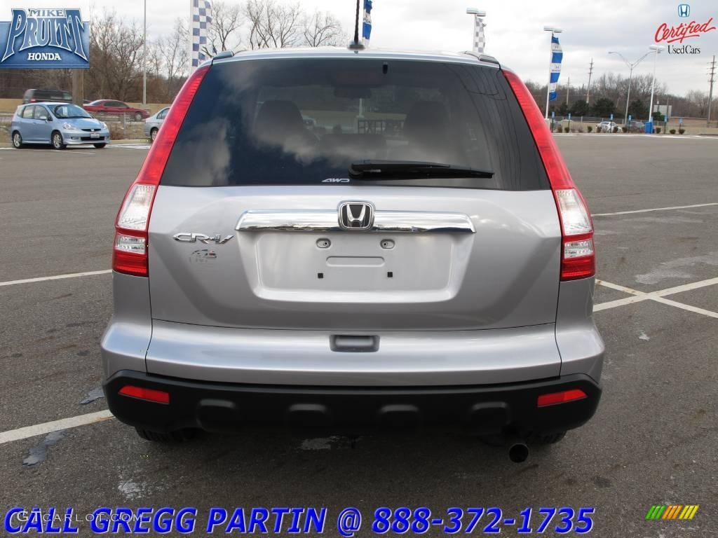 2008 CR-V EX-L 4WD - Whistler Silver Metallic / Gray photo #8