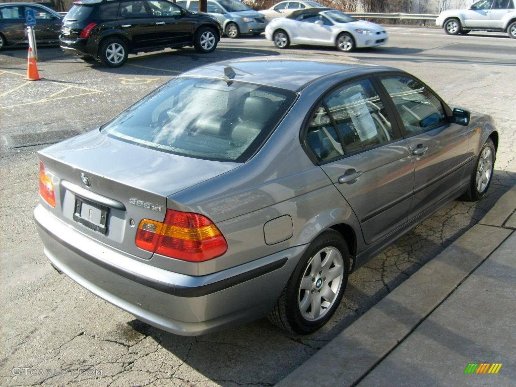 2004 3 Series 325xi Sedan - Silver Grey Metallic / Black photo #5